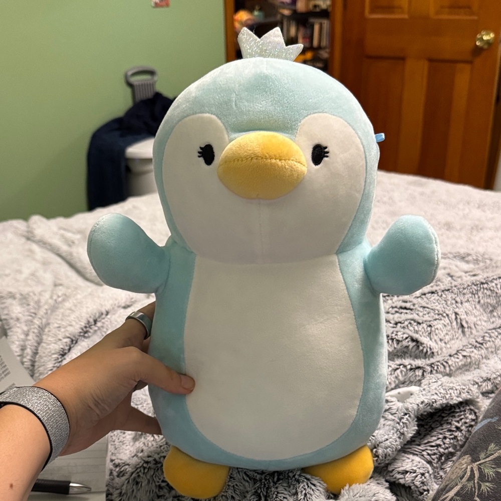 Squishmallows HugMees 14" Raina the Penguin Animal Plush Doll Toy